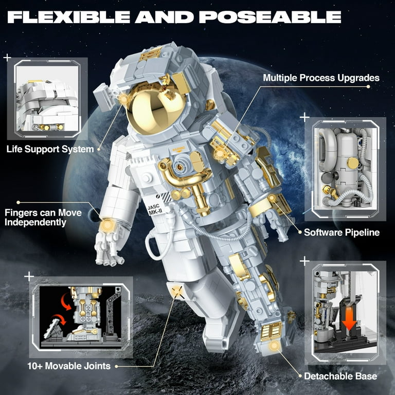 LEGO XXL 60 Cm Espace Space Rouge figurine Personnage LEGO GEANT