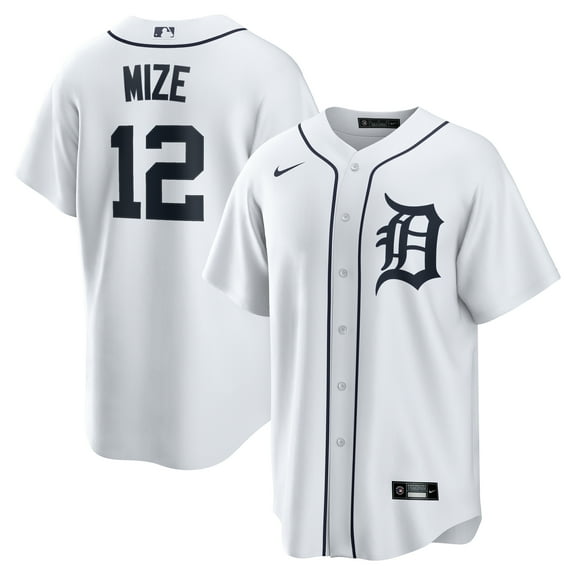 Men's Nike Casey Mize White Detroit Tigers Home Replica Jersey