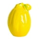 thumbnail image 1 of Jarrón de cerámica con forma de limón para arreglos florales, centro de mesa decorativo moderno para la mesa de la cocina, decoración de escritorio, adorno único para el hogar, 1 of 7