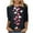 Black #01, variant on Busydd Valentines Day Gifts for Women Valentines Day Shirt Fashion Love Heart Graphic Print Valentines Tops Casual Round Neck 3/4 Sleeve Tee Tops Plus Size Valentines Day Shirt S-5XL