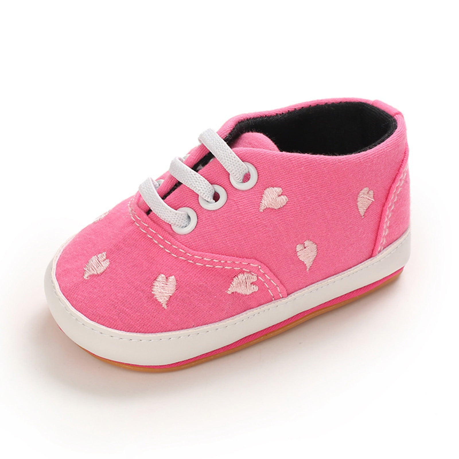 LowProfile Baby Shoes Toddler Kids Boys Girls Star Heart Flat Rubber  Non-Slip Walking Shoes - Walmart.com