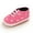 Pink, variant on Newborn Baby Boys Girls Shoes Non-Slip Rubber Sole High-Top Cotton Sneakers Infant First Walking Shoes Toddler Crib Shoes