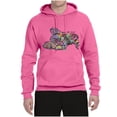 thumbnail image 3 of Tired Sleeping Cat | I Wish I Was My Cat Funny Colorful Kitty | Dean Russo Art Animal Lover Unisex Hoodie Sweatshirt, Neon Pink, Medium, 3 of 6