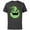 Charcoal, variant on Disney The Nightmare Before Christmas Oogie Boogie Big Face - Short Sleeve Cotton T-Shirt for Adults - Customized-Black