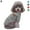 Gray, variant on PULLIMORE Winter Pet Dog Sweaters Thermal Dog Pajamas Fleece Pet Pullovers Clothes for Small Medium Dogs (XL, Red)