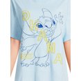 thumbnail image 5 of Stitch Women’s Juniors Graphic Embroidery T-Shirt with Short Sleeves, Sizes XS-3XL, 5 of 5