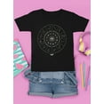 thumbnail image 3 of Zodiac Wheel Emoji - Astrology Horoscope Constellation Youth's T-shirt, 3 of 4