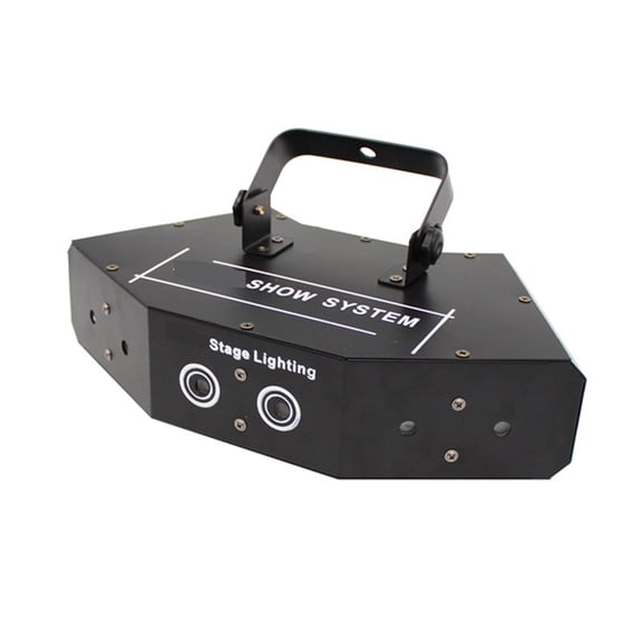 DJ Disco Stage Projector Six Eyes RGB Light Sound Actived Patterns Effects Scaner Xmas Home Dance Party System Show