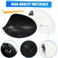 thumbnail image 3 of cubiertas de espejo retrovisor blancas de repuesto, manuales, compatibles con Mini Hatchback/Cooper R56 2007-2013 y Mini Countryman R60, 3 of 5