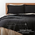 thumbnail image 2 of Set de Colcha Doble Vista SMART BAMBOO Bliss King Size Confort Suave Negro, 2 of 7