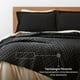 thumbnail image 2 of Set de Colcha Doble Vista SMART BAMBOO Bliss King Size Confort Suave Negro, 2 of 7