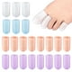 thumbnail image 5 of 20 piezas gorras de gordo protección transpirable alivio Ceduce gel de fricción protectores de silicona cojines protectores para uñas de los pies S blanco Sunnimix Gorras de dedo gordo, 5 of 8