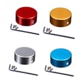 thumbnail image 4 of LOLIPPYY Guitar Effect Footswitch Topper 4 Sets Rubber Mat Blue Gold Wine Red Silver for Music Performance, 4 of 8