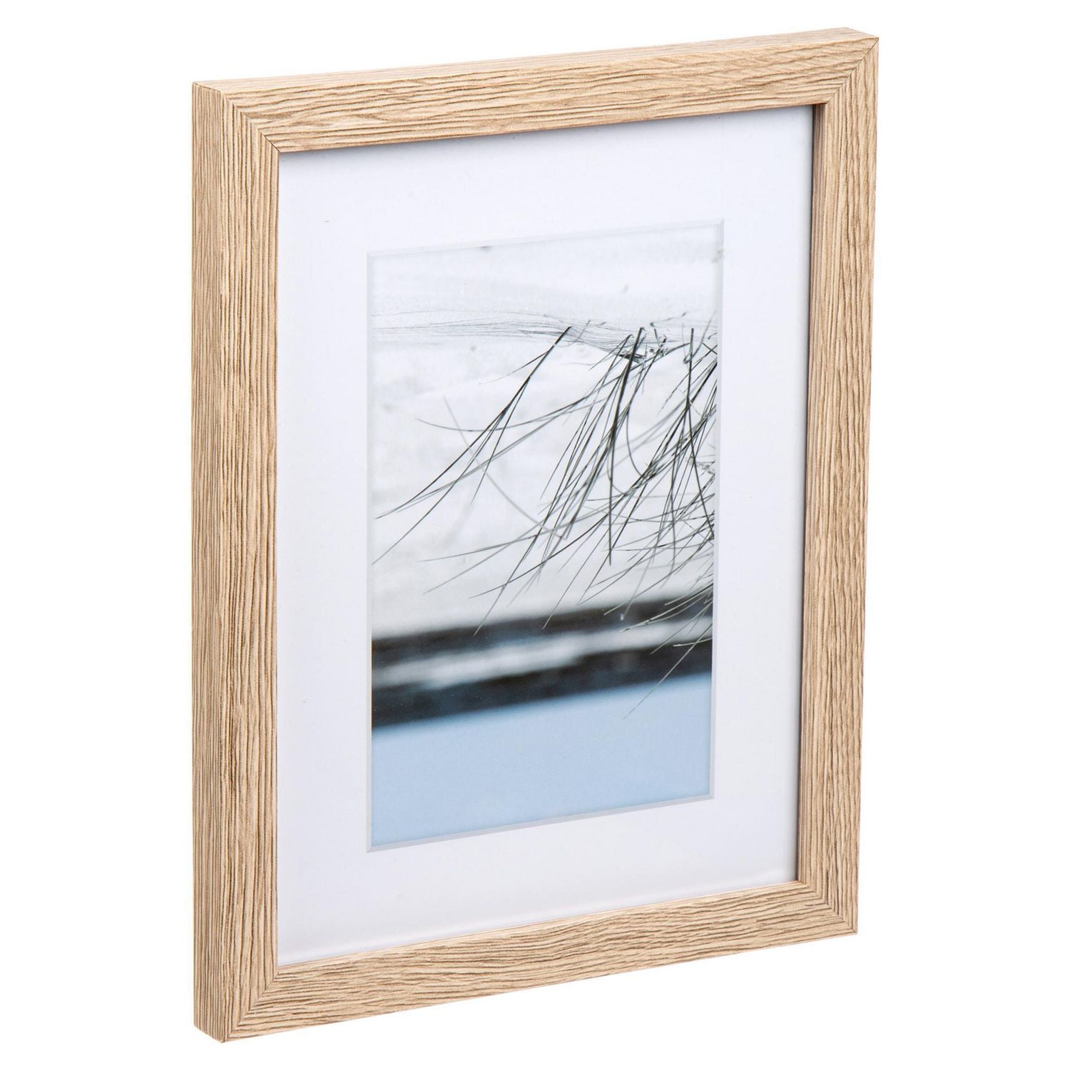 Truu Design Ensemble de 5 cadres magnifiques décoratifs en bois pour galerie murale en bois, 14 x 17 pouces, beige