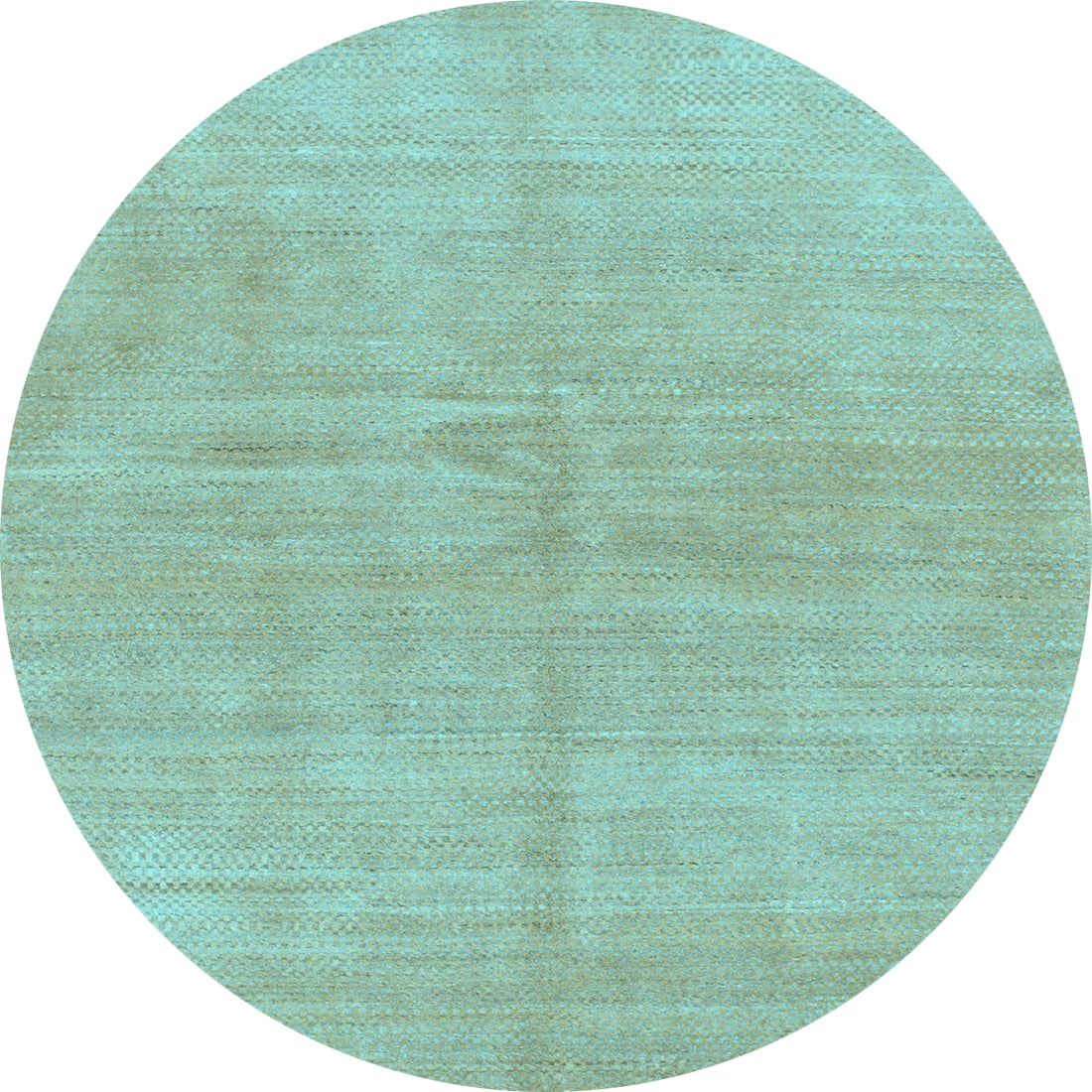 Ahgly Company Indoor Round Abstract Light Blue Modern Area Rugs, 6 ...