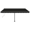 thumbnail image 3 of vidaXL Store Manuel Rétractable Autoportant 400x300 cm Anthracite, 3 of 5