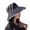Black, variant on UDIYO Sun Hat Casual Double Sided Flat Top Breathable Foldable UV with Wide Brim Three Bars Women Fisherman Cap Beach Hat for Outdoor