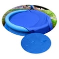 thumbnail image 3 of Couverture de Piscine Ronde, Protection au-Dessus du Sol, Bleu, Matériau en Vinyle Durable, pour Piscines Résidentielles, Design Résistant aux Intempéries, Protection Uv, Barrière de Sécurité, Accessoire de Piscine, 3 of 9