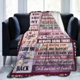 thumbnail image 2 of to Sister in Law Throw Blanket Birthday Gifts Ultra-Soft Micro Fleece Blankets for Bed Couch Travel Beach 50"x60", 2 of 6
