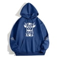 thumbnail image 2 of WEAIXIMIUNG Sweat à Capuche Zippé pour Femmes Mignon Manches Longues Adulte Imprimé Graphique Vache Pull Chandails en Molleton à Cordon, 2 of 4