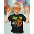 thumbnail image 3 of Tstars - 5th Birthday Dude Shirt TMNT Mutant Ninja for Boys Youth Kids T-Shirt X-Small Black, 3 of 6