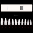thumbnail image 3 of EBCUE Halloween Press on Nail Long Coffin Fake Nails Matte Full Cover Cute False Nails with Ghost Pumpkin designs Stick Acrylic Nail Reusable Glue on Nails for Women Halloween Party Finger Decor24pcs, 3 of 5