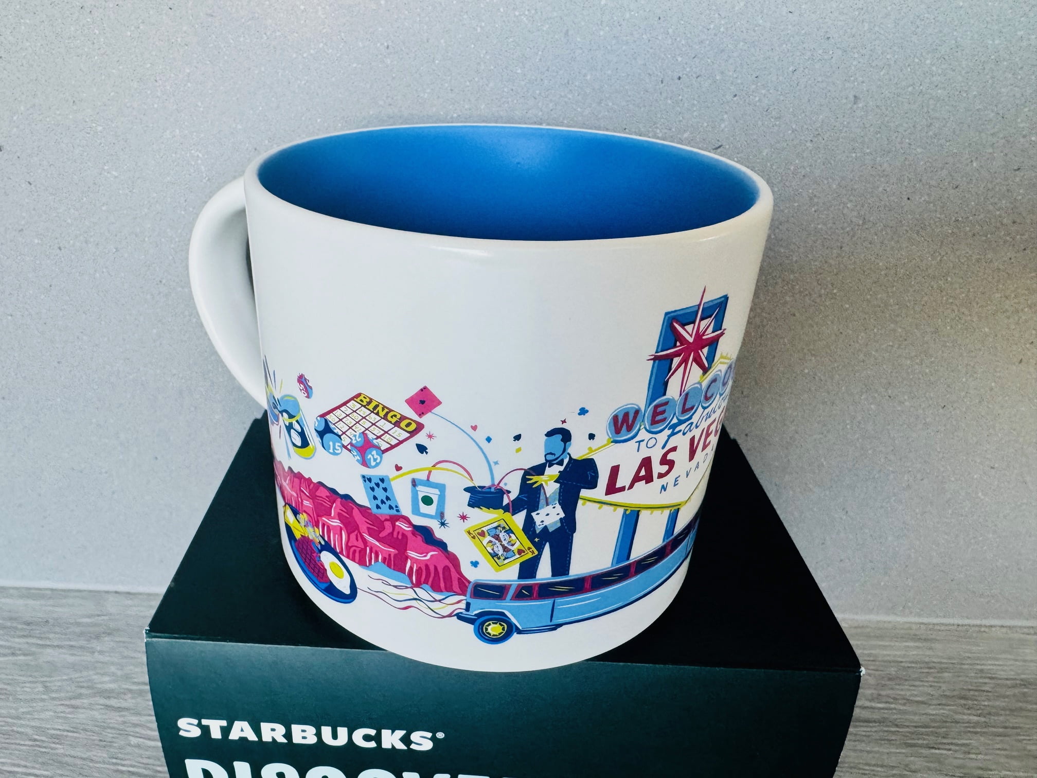 Starbucks 14 oz Las Vegas Discovery Series Ceramic Coffee Mug