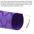 thumbnail image 4 of Uxcell 1.61 inch Flat Width 3.3ft Length 2:1 Rate Purple Heat Shrink Wrap Tubing Sleeve for Fishing Rod Grips Handle, 4 of 5