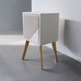 thumbnail image 2 of Buro Recamara Mueble Minimalista Blanco Ensamblado, 2 of 2