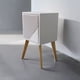 thumbnail image 2 of Buro Recamara Mueble Minimalista Blanco Ensamblado, 2 of 2