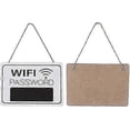 thumbnail image 5 of 2026 Wifi Password Wall Chart Wall Hanging Display Signage Blackboard(1pcs,white And Black), 5 of 5