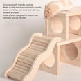 thumbnail image 4 of Hamster Climbing Toy Wooden Ladder Bridge Wooden Hamster Ladder Bendable  Cage  Toy For Small Animals, 4 of 8
