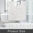 thumbnail image 2 of Toilet Rugs U Shaped 24x20, Soft Comfortable Absorbent Chenille Toilet Mat for Bathroom Floor, Non-Slip Contour Bathroom Rugs for Toilet, Dry Quickly Machine Washable, White, 2 of 4