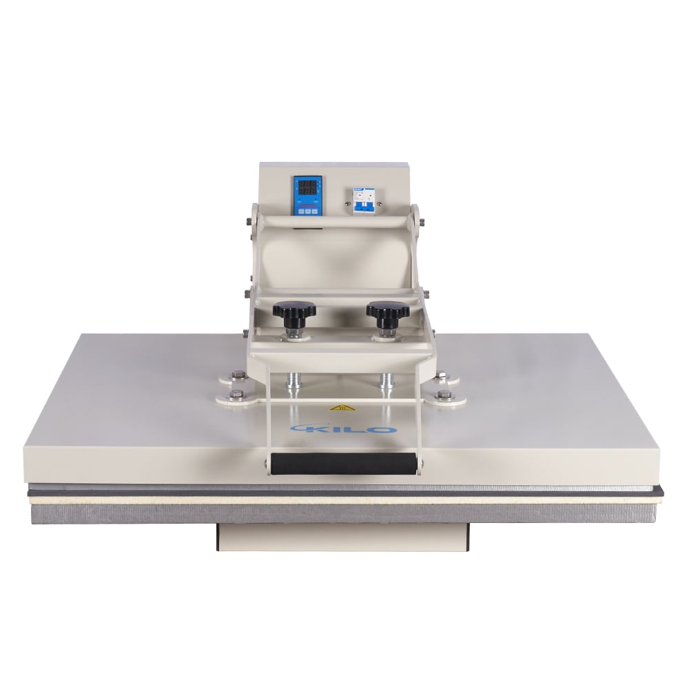 4500W Large Format Manual Heat Press Machine, 110V, No Plug, 24" x 32" Heat Plate, Grey