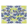 thumbnail image 1 of Watercolor Flower Cutting Board, Butterfly Violet Field Garden in Vivid Colors Nature Environment Print, Decorative Tempered Glass Cutting and Serving Board, Large Size, Yellow Purple, by Ambesonne, 1 of 1