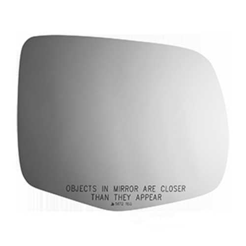 Burco Side View Mirror Replacement Glass with Motor Mount Plate - Clear Glass - 5672RSG