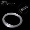 thumbnail image 2 of Uxcell PMMA End Glow Fiber Optic Cable, 100Pcs Plastic Fiber Optic Light 6.6ft 0.04in (1mm) LED Star Ceiling Sky Light, 2 of 5