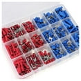 thumbnail image 1 of GOOHOCHY 360Pcs Spade Wire Connectors Red Blue Color For Shop Use, 1 of 8