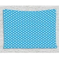 thumbnail image 1 of Blue Tapestry, Retro Style Pattern with Little White Polka Dots Geometrical Vintage Inspirations, Wall Hanging for Bedroom Living Room Dorm Decor, 60W X 40L Inches, Blue White, by Ambesonne, 1 of 2