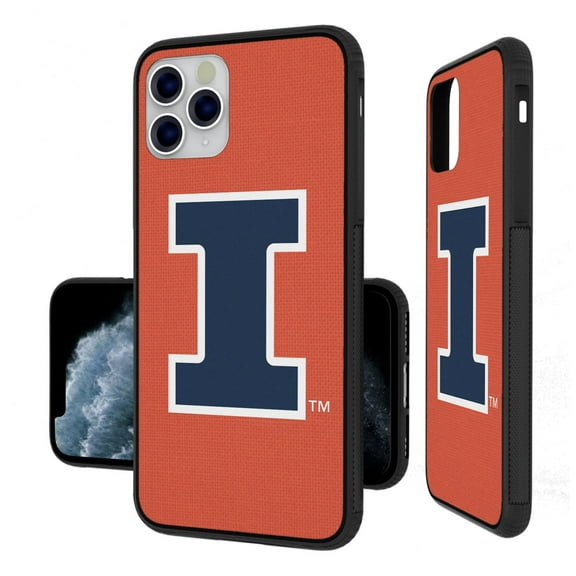Illinois Fighting Illini iPhone Solid Design Bump Case