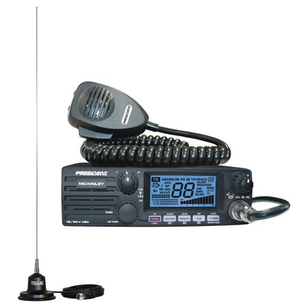 Group President Electronics TXUS600 Mckinley USA CB Radio & Tram 300 CB Antenna 4  Magnet Kit