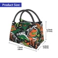 thumbnail image 2 of Disketp Dinosaur Skeleton Bolsa Térmica Estampada, Bolsa Térmica Aislante para Almuerzo, Playa y Campamento, 2 of 6