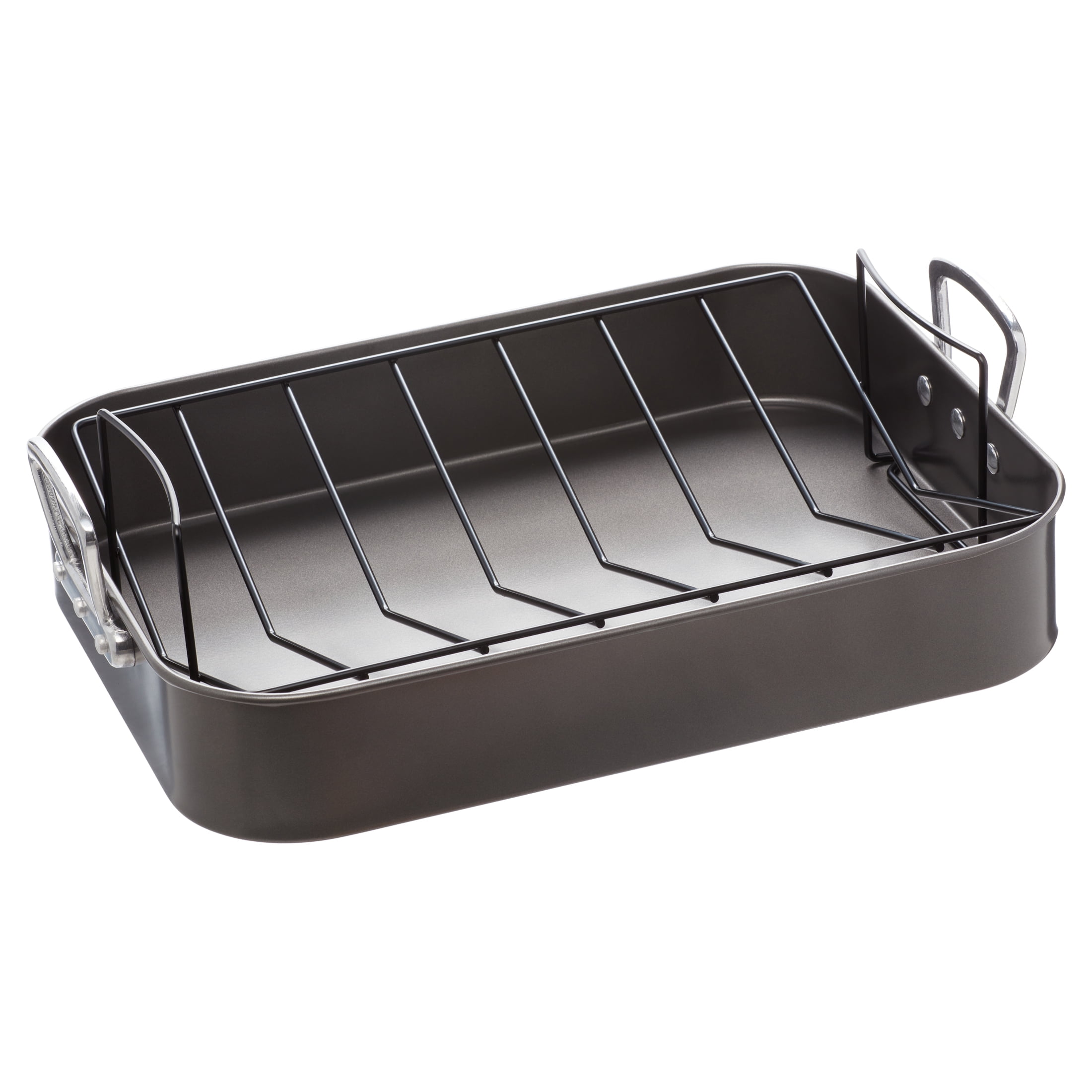Kaiserhoff Carbon Steel Non-Stick Rectangular Baking Roasting Roaster Pan Tray 