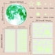 thumbnail image 2 of Estrellas que brillan en la oscuridad para el techo, 440 piezas de estrellas que brillan en la oscuridad para decoración de pared de niños, para dormitorio infantil, 2 of 6