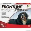 FRONTLINE Plus Flea and Tick Treatment for Dogs (Extra Large Dog, 89-132 Pounds, 6 Doses)