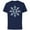 Navy, variant on Marvel Spider-Man Winter Holiday Snowflake Logo - Short Sleeve Cotton T-Shirt for Adults - Customized-White