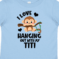 thumbnail image 4 of Inktastic Monkey I Love Hanging out with My Titi Boys or Girls Toddler T-Shirt, 4 of 5