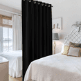 thumbnail image 4 of Black Extra Long Soundproof Curtains for Home Theater & Large Windows 8.3x12ft, 4 of 10