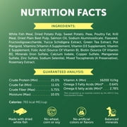 Natures Protection Superior Care Dry Dog Food, Adult Small White Coat Dogs, Grain-Free White Fish, 3.3lb