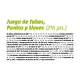thumbnail image 5 of Juego de Herramientas 216 Piezas de Cromo-Vanadio  Tubos, Llaves, Puntas y Matracas en Maletín, 5 of 5